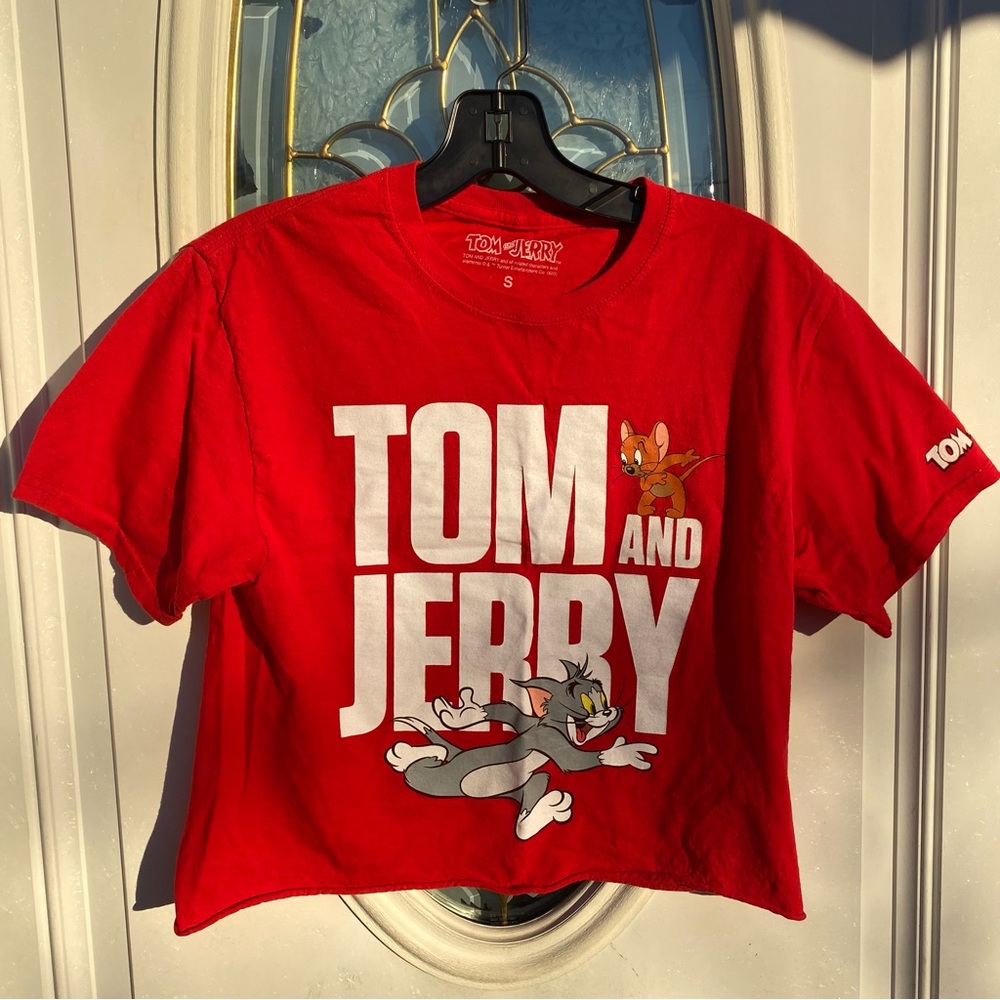 Tom and Jerry Crop Tee